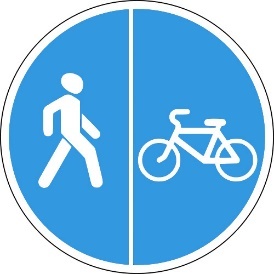 4.6.5 Ajratilgan piyoda va velosiped harakatlanish yo'li