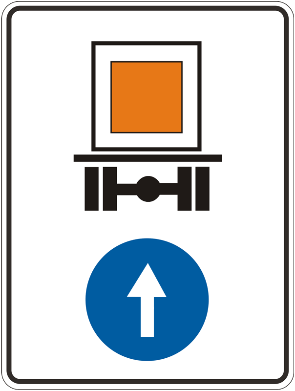 4.9.2 Transport vositalarining xavfli yuklar bilan harakatlanish yo'nalishi